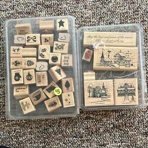 Holiday Rubber Stamp Set